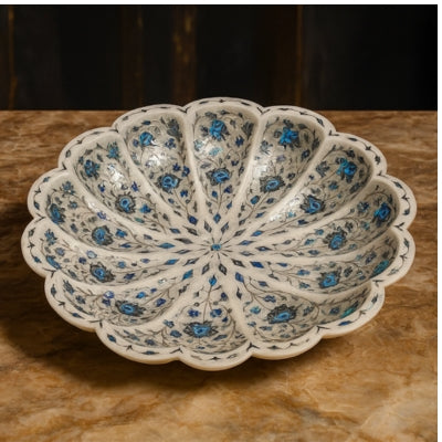 Marble Inlay Fruit Bowl - MFB008