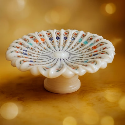 Marble Inlay Fruit Bowl - MFB007