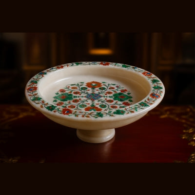 Marble Inlay Fruit Bowl - MFB005