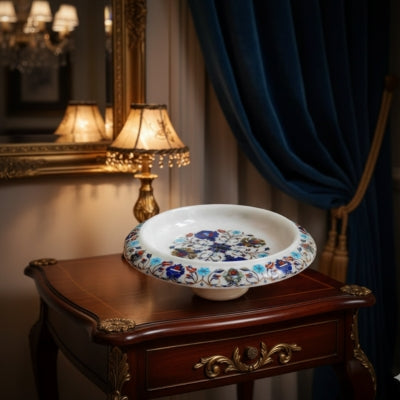 Marble Inlay Fruit Bowl - MFB004