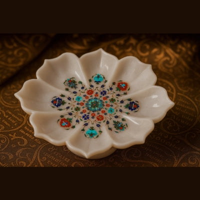 Marble Inlay Fruit Bowl - MFB001