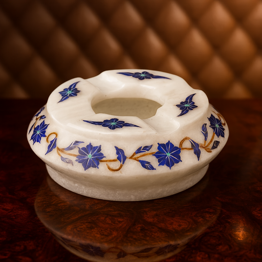 Marble Inlay Ash Tray - MAT004