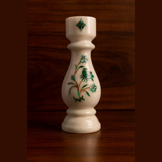 Marble Inlay Candle Stand - MST004