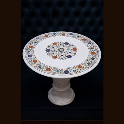 MARBLE INLAY COFFEE TABLE - MCT009