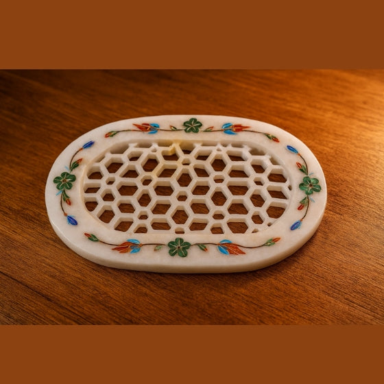 marble inlay soap case - MSC005