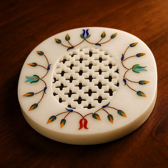 marble inlay soap case - MSC002