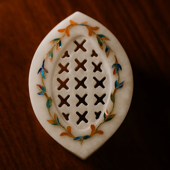 marble inlay soap case - MSC001