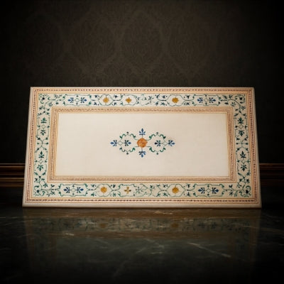 Marble Inlay Dining Table - MDT004