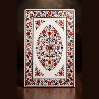 Marble Inlay Dining Table - MDT002