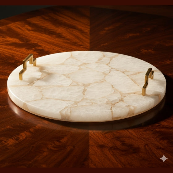 White Quartz Tray - MST004