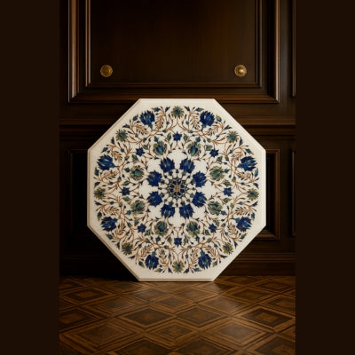 MARBLE INLAY COFFEE TABLE - MCT003