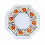 Marble Inlay Coffee Table