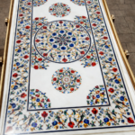 Marble Inlay Dinning Table