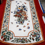 Marble Inlay Dinning Table